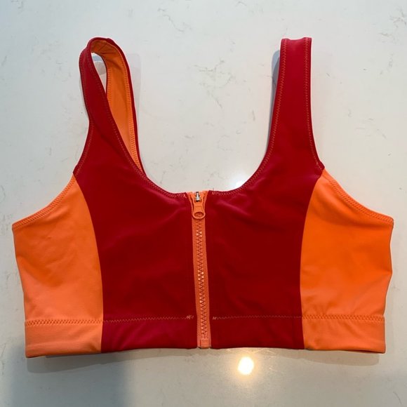 BANDIER X SOLID & STRIPED High Tide Zip Front Bra - Picture 9 of 14